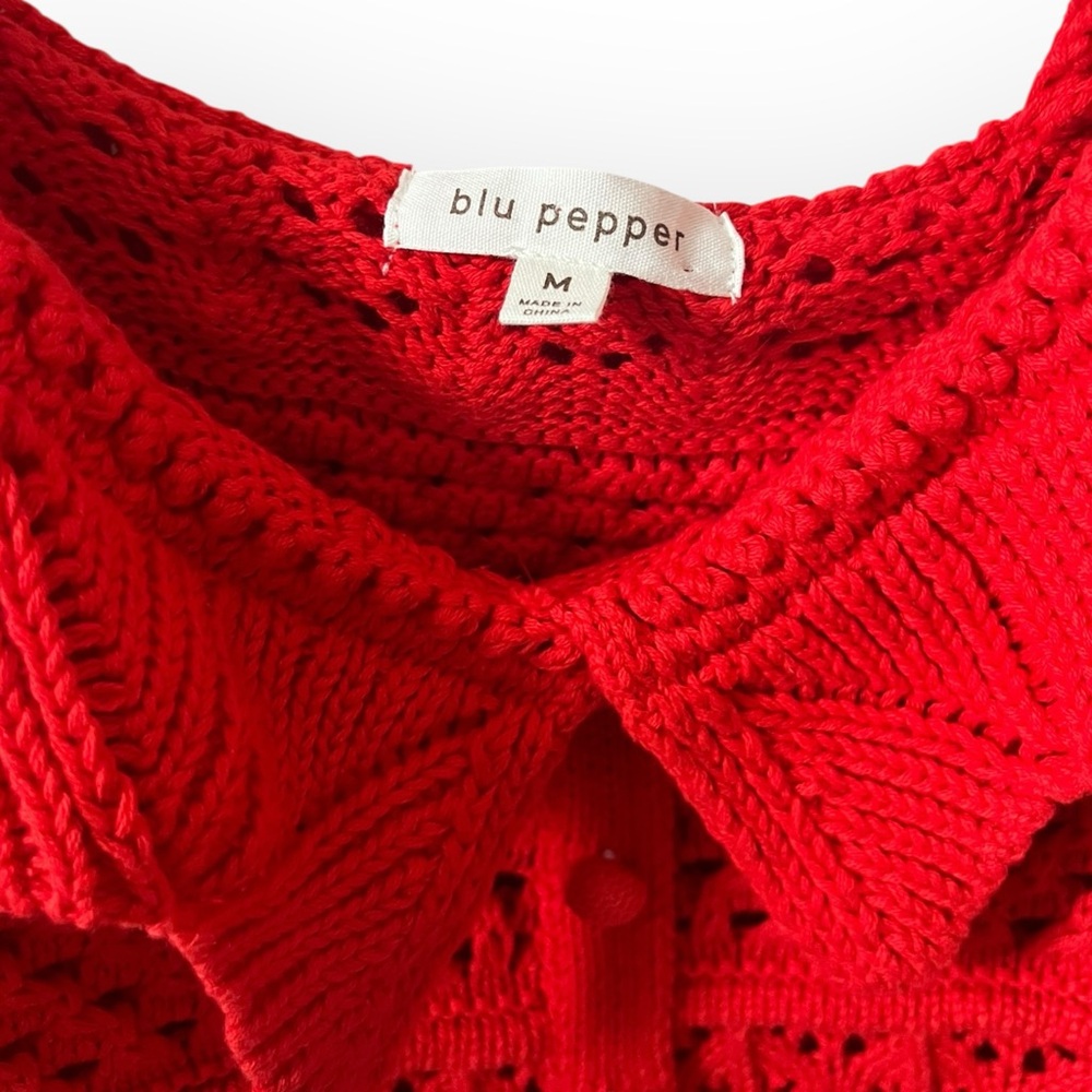 Blu Pepper Red Top - Picture 3 of 3